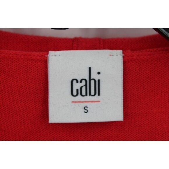CAbi Women's Beachcomber Lightweight Zipper Hoodie Red 5137 Size Small - Picture 7 of 8